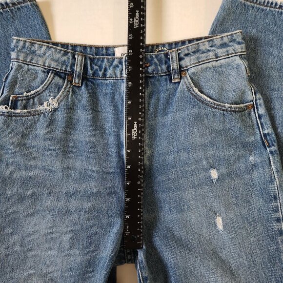 Rolla's Duster High Rise Slim Jeans‎ 29 Blue Distressed 100% Organic Cotton - Picture 6 of 12